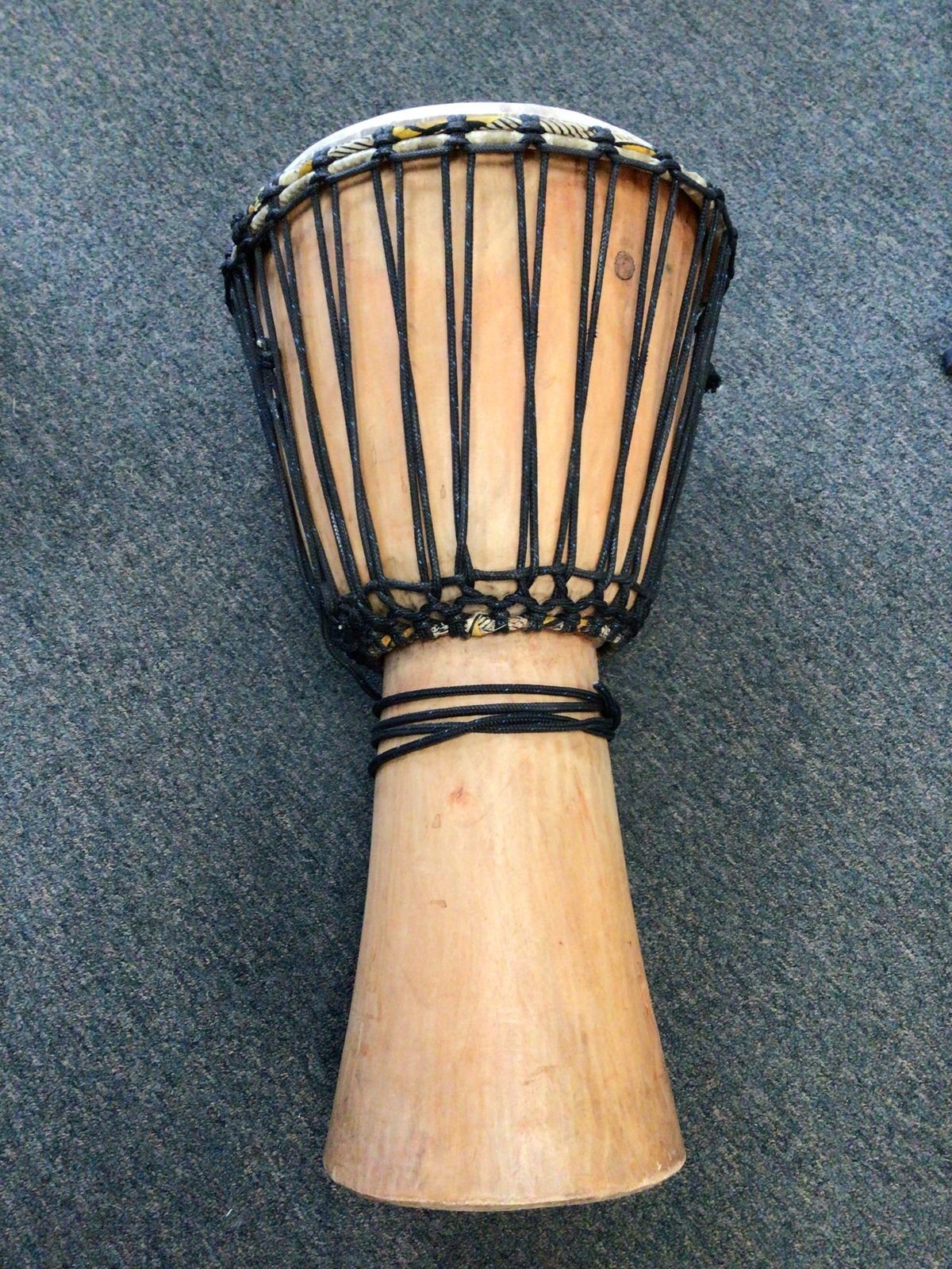Unbranded Djembe Drum Made in Ghana 12"x24"