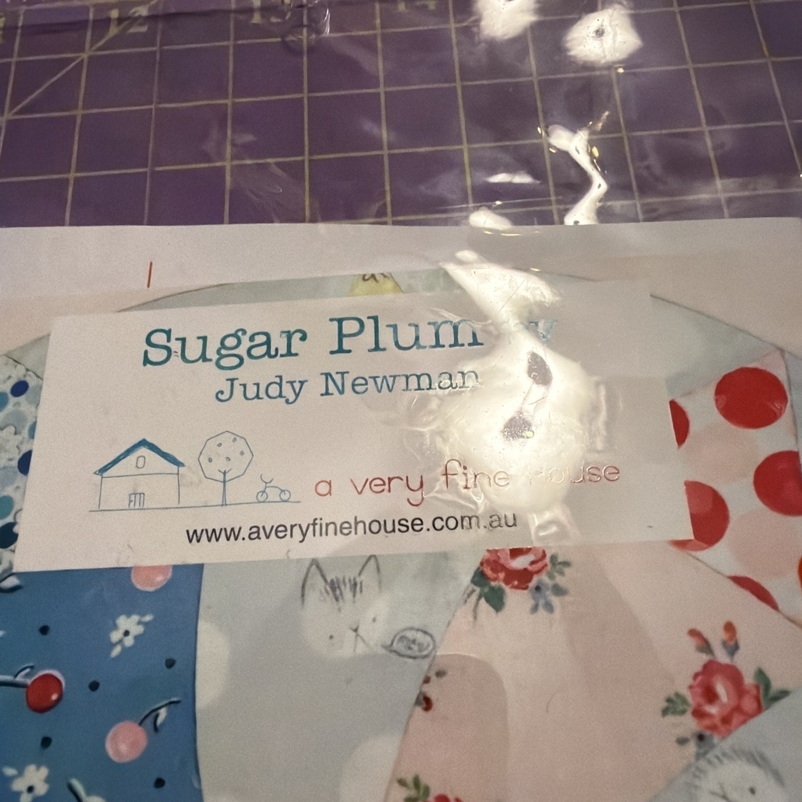 Sugar Plum Hand Piecing Quilt Template Set By Judy Newman