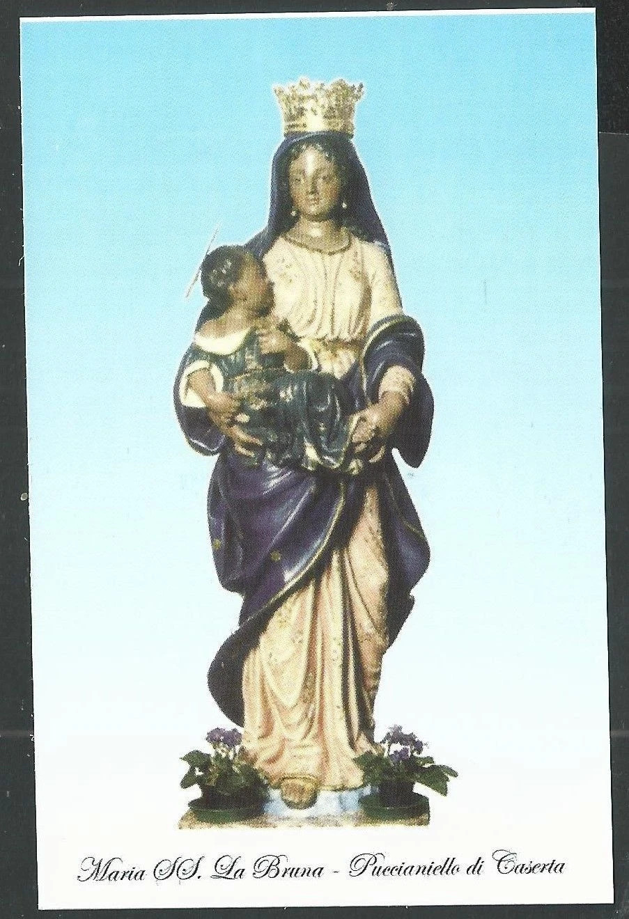 Holy card de la Virgin santino image pieuses estampa