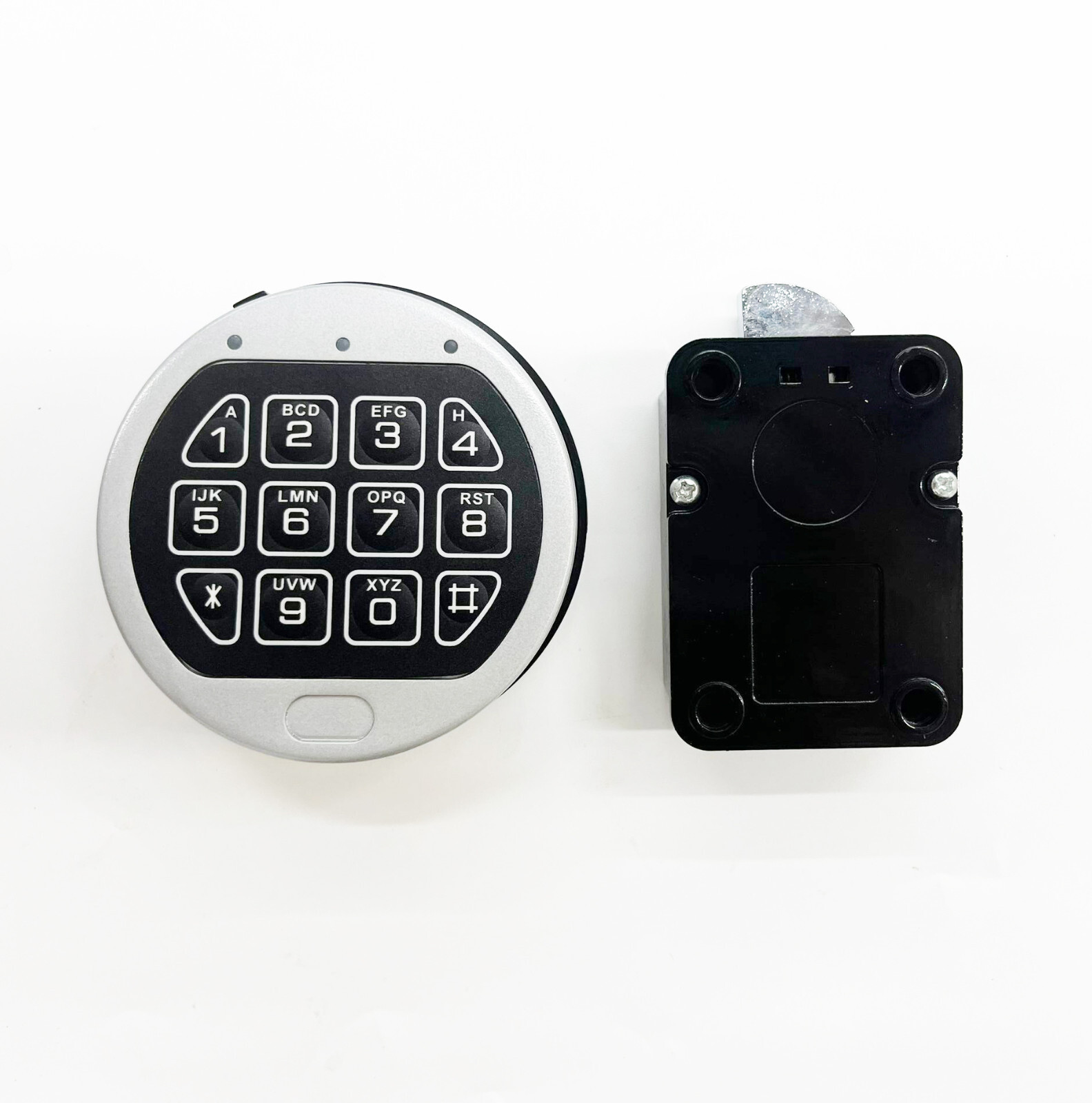 Gun Safe Lock Replacement Chrome Keypad Electronic Safe Lock Swing Bolt Lock