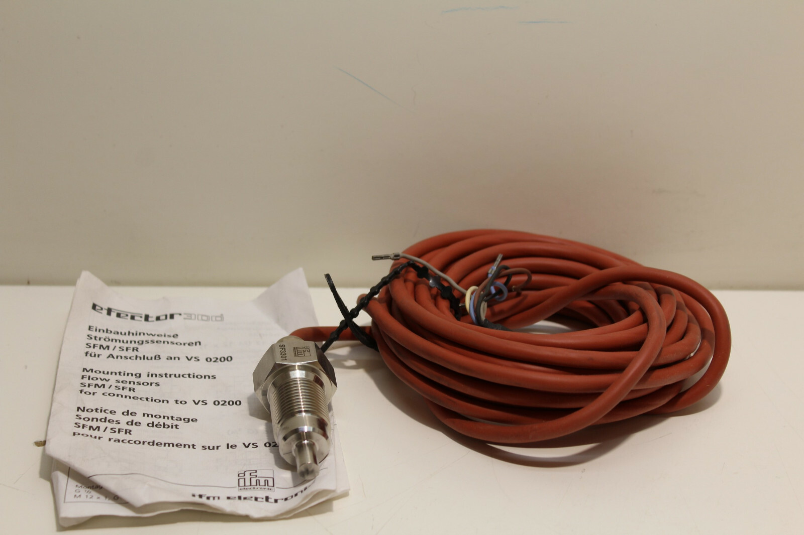 IFM SF3391/SFR 12 ZBB Flow Sensor NEW