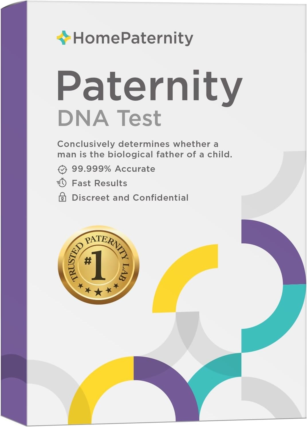 DNA Paternity Kit, Father & Child, 99.99% Confidence-