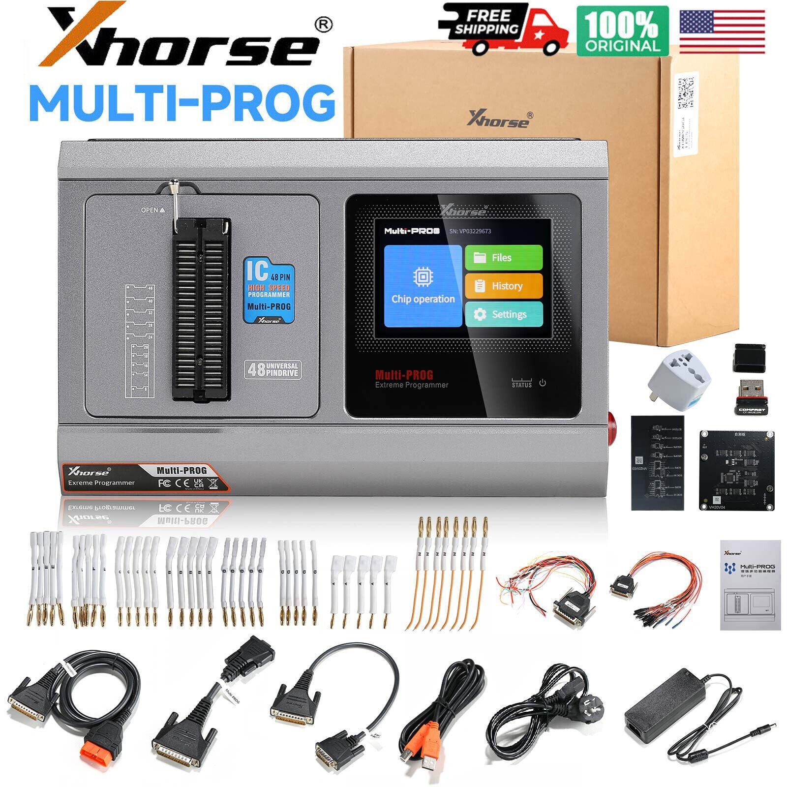 Xhorse Multi-PROG Pro-level Progarmmer Read &Write Clone ECU Update of VVDI Prog