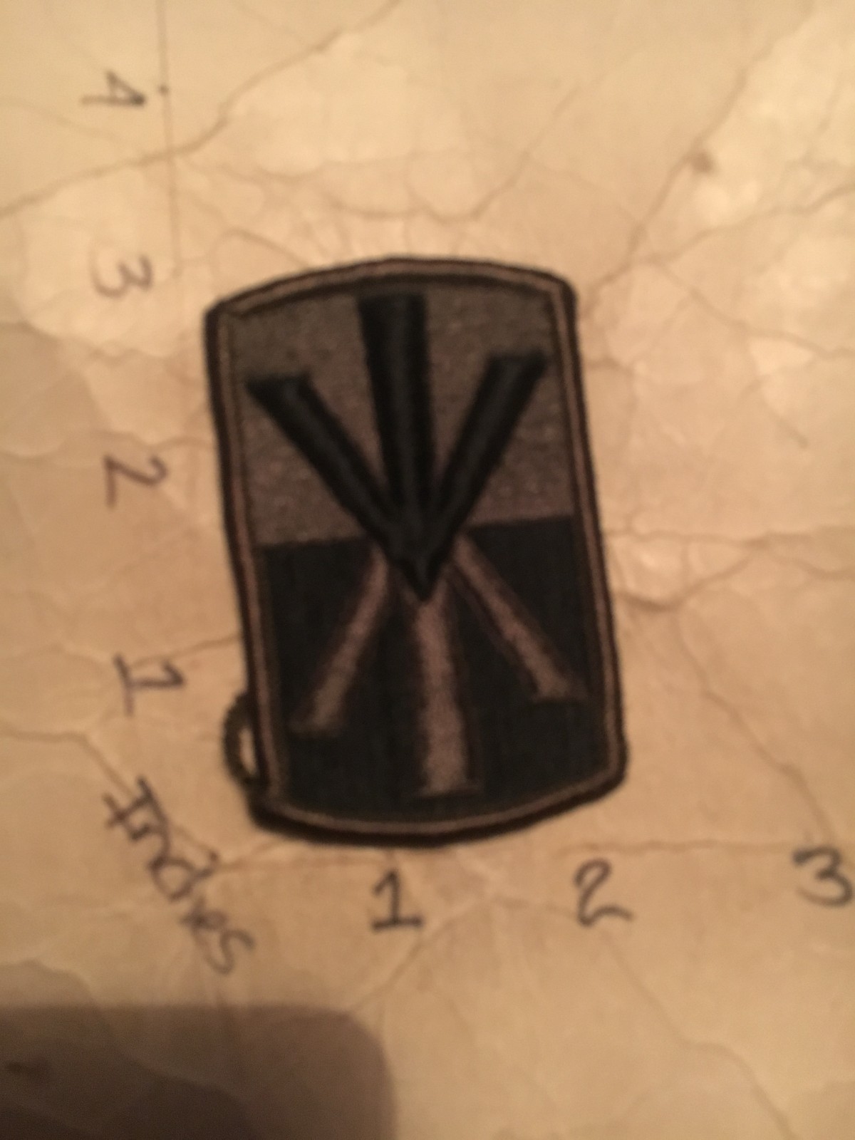 US Army 11th A.D.A. Brigade m/e subdued patch 10/12/25