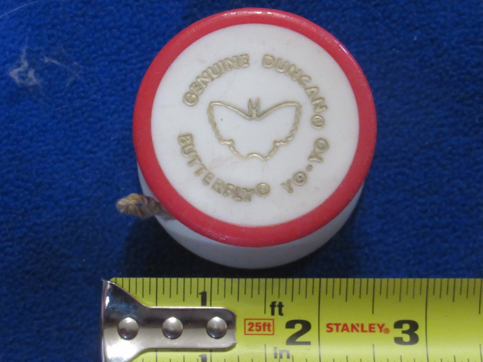 Genuine Duncan Butterfly YoYo Used Red Vintage Childrens toy