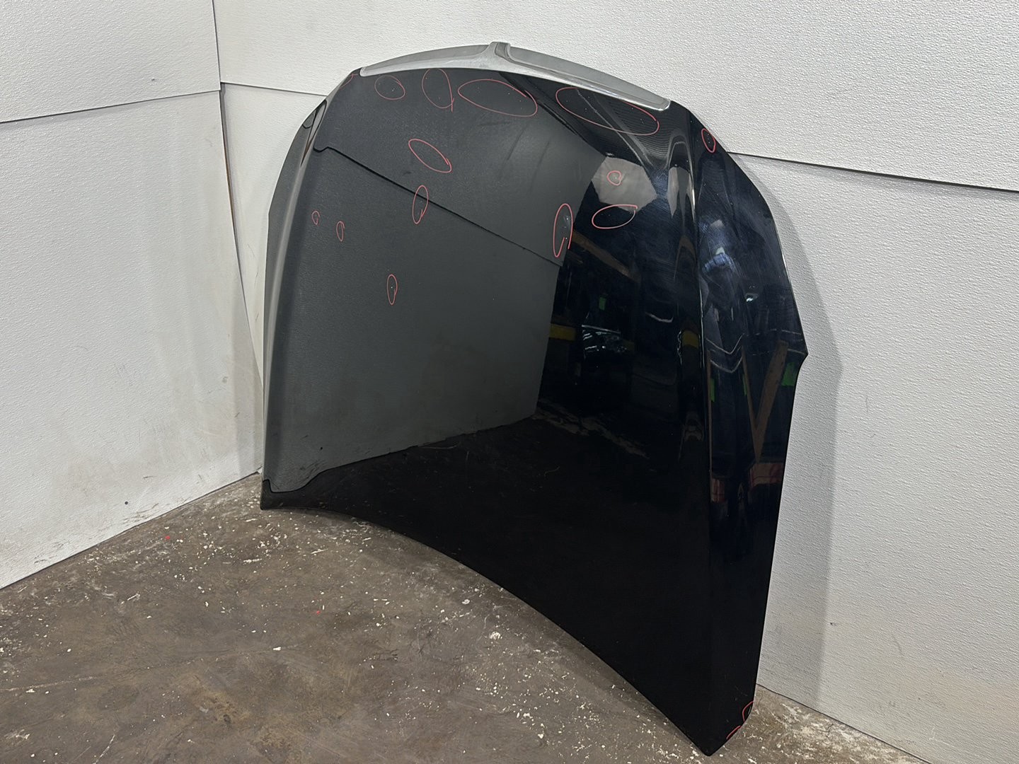 2009-2014 Hyundai Genesis Hood Shell Cover Panel OEM AF- Black Noir Pearl