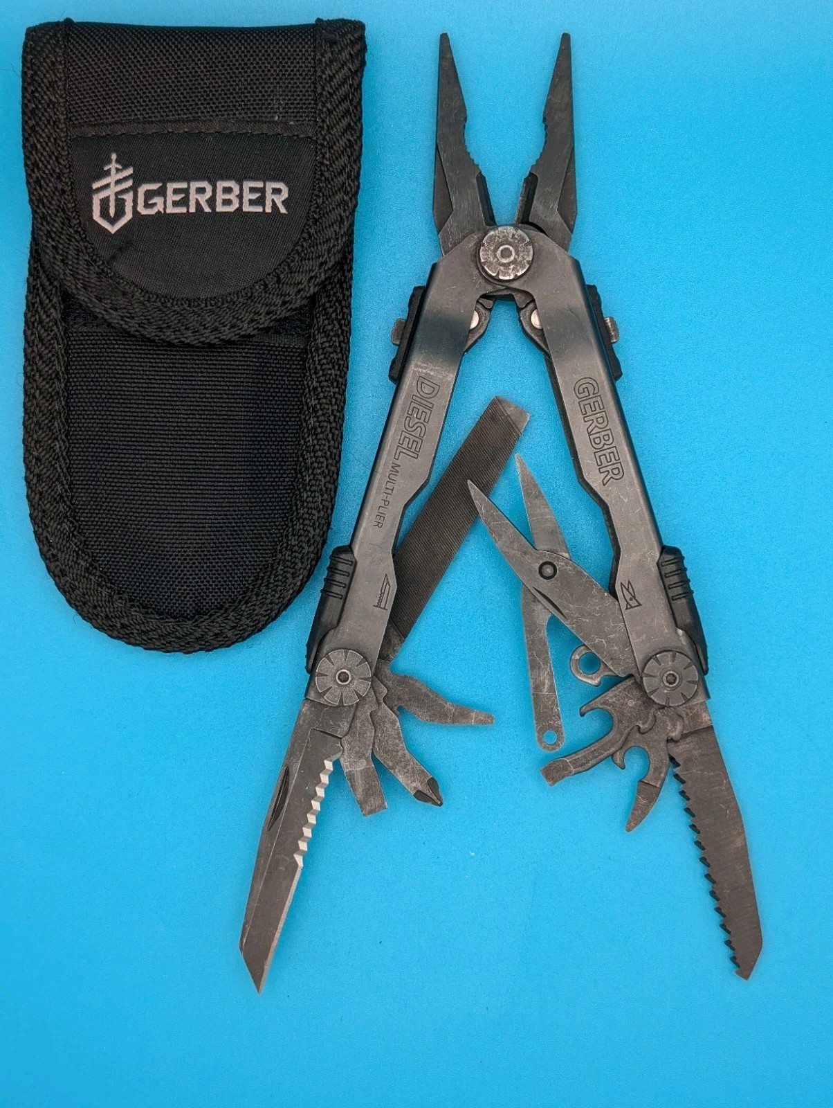 Gerber Diesel Multi Plier Multi-Tool! BLACK! WITH SHEATH!