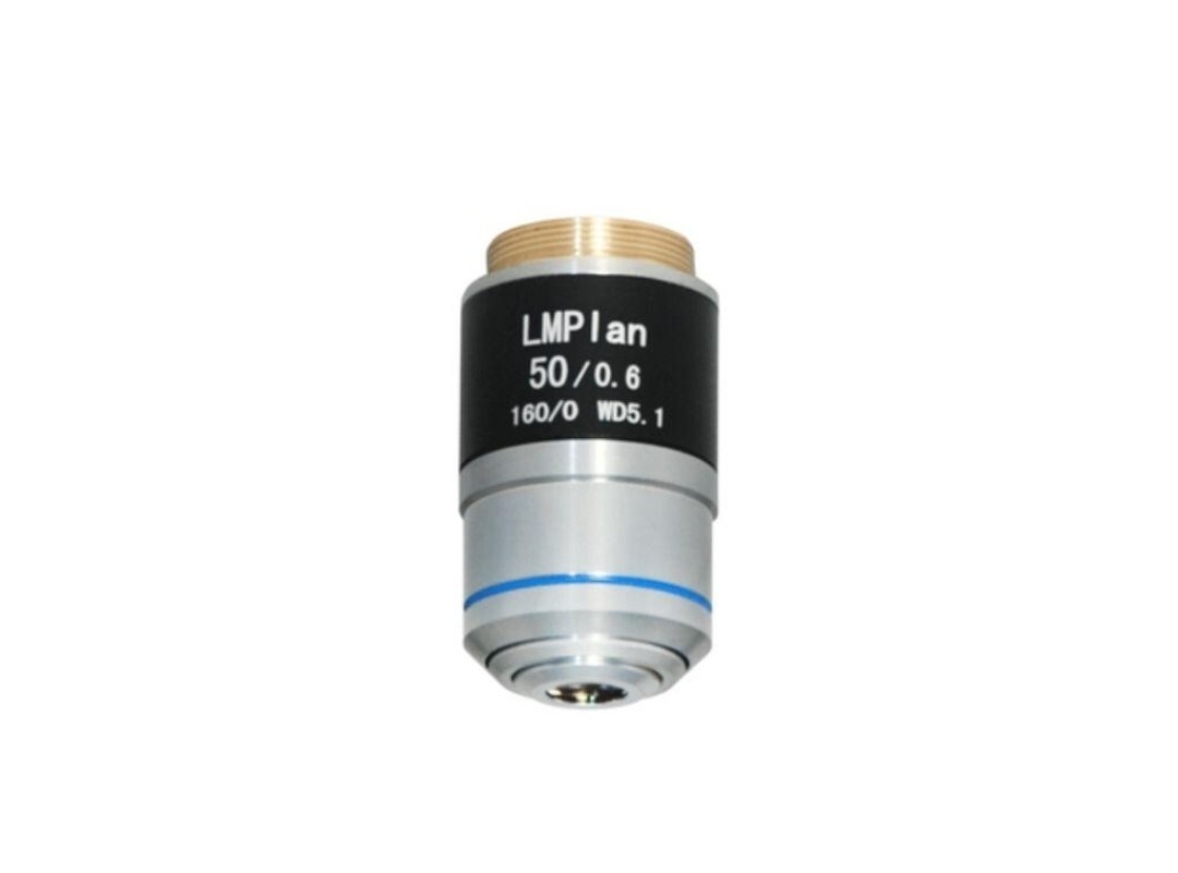 50X LONG WORKING DISTANCE LM PLAN ACHROMATIC MICROSCOPE OBJECTIVE *NEW OPEN BOX*