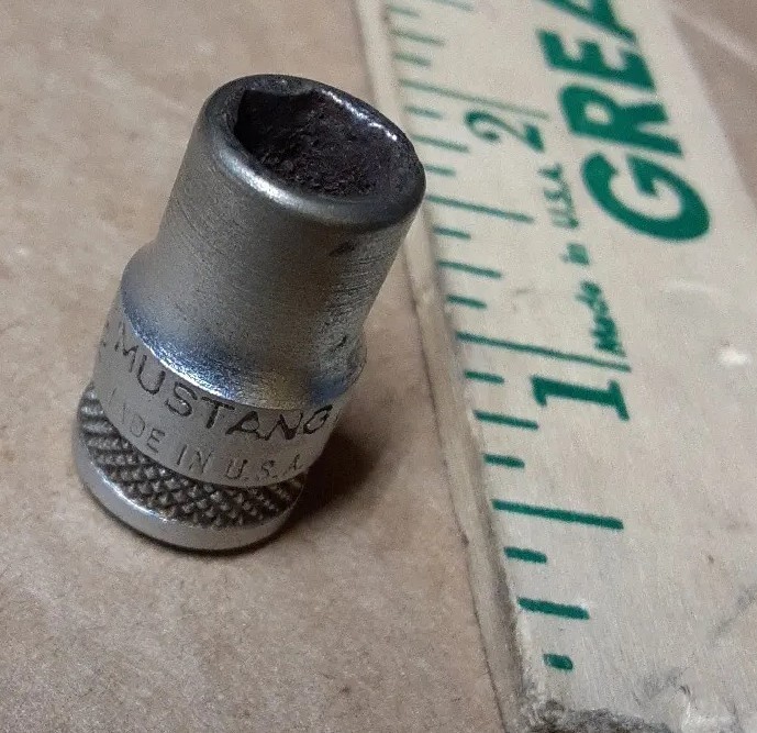 Mustang 9/32 Socket 1/4 Drive USA 6 point
