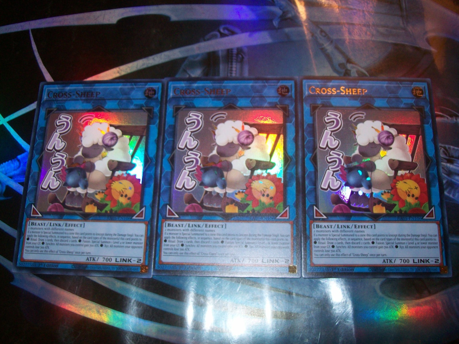 3x Cross-Sheep 1st Edition Ultra Rare RA05-EN106 Yu-Gi-Oh!