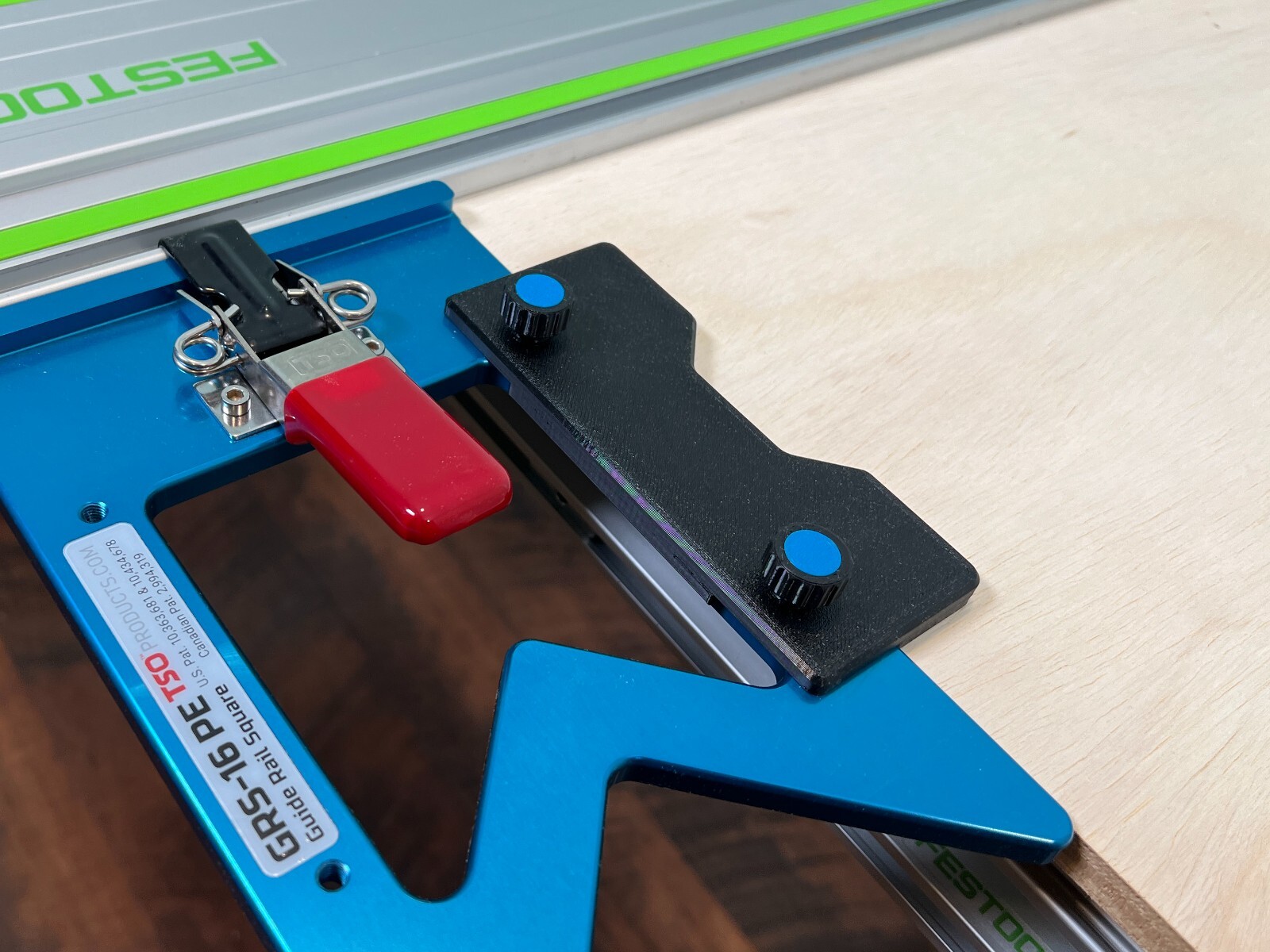 TSO Guide Rail Square Support Anti Tip Support Tab - Long Tab