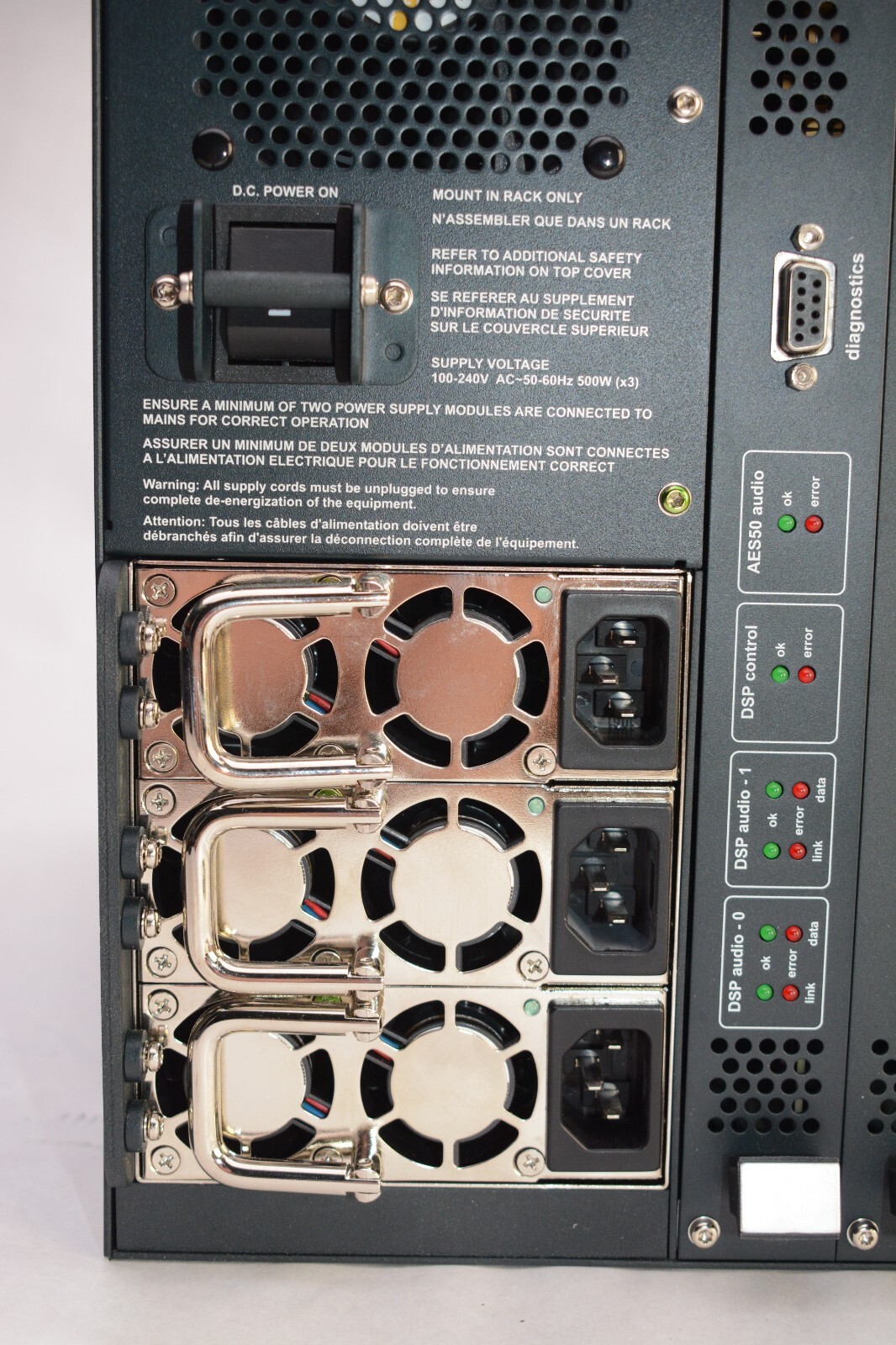 Midas DL371 4 module Audio System Engine for PRO3 New in open Box PRO 3