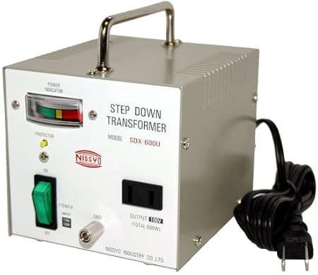 Nissyo SDX-600U 600W Step Down Transformer 110-120V to 100V Japan New