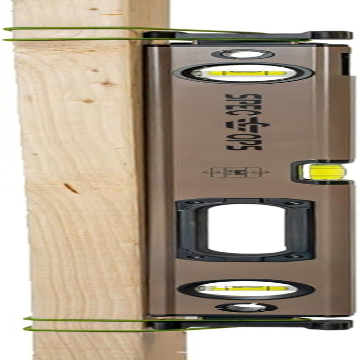Tools 24" Box Beam Level, Tourniquet Attachment System, 33% Larger Block Vials,
