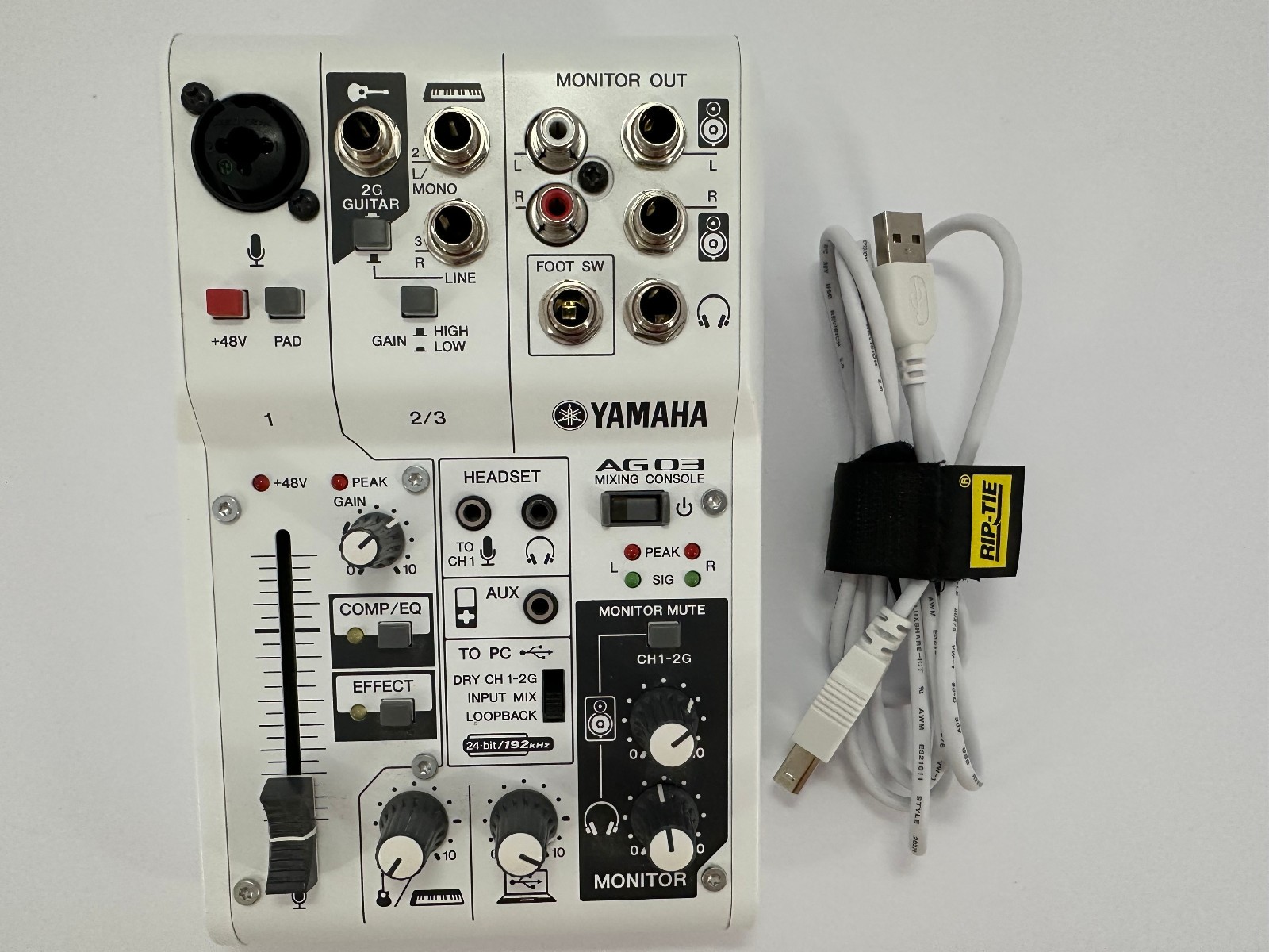 Yamaha AG03 3-Channel Mixer & USB Audio Interface – Excellent Condition