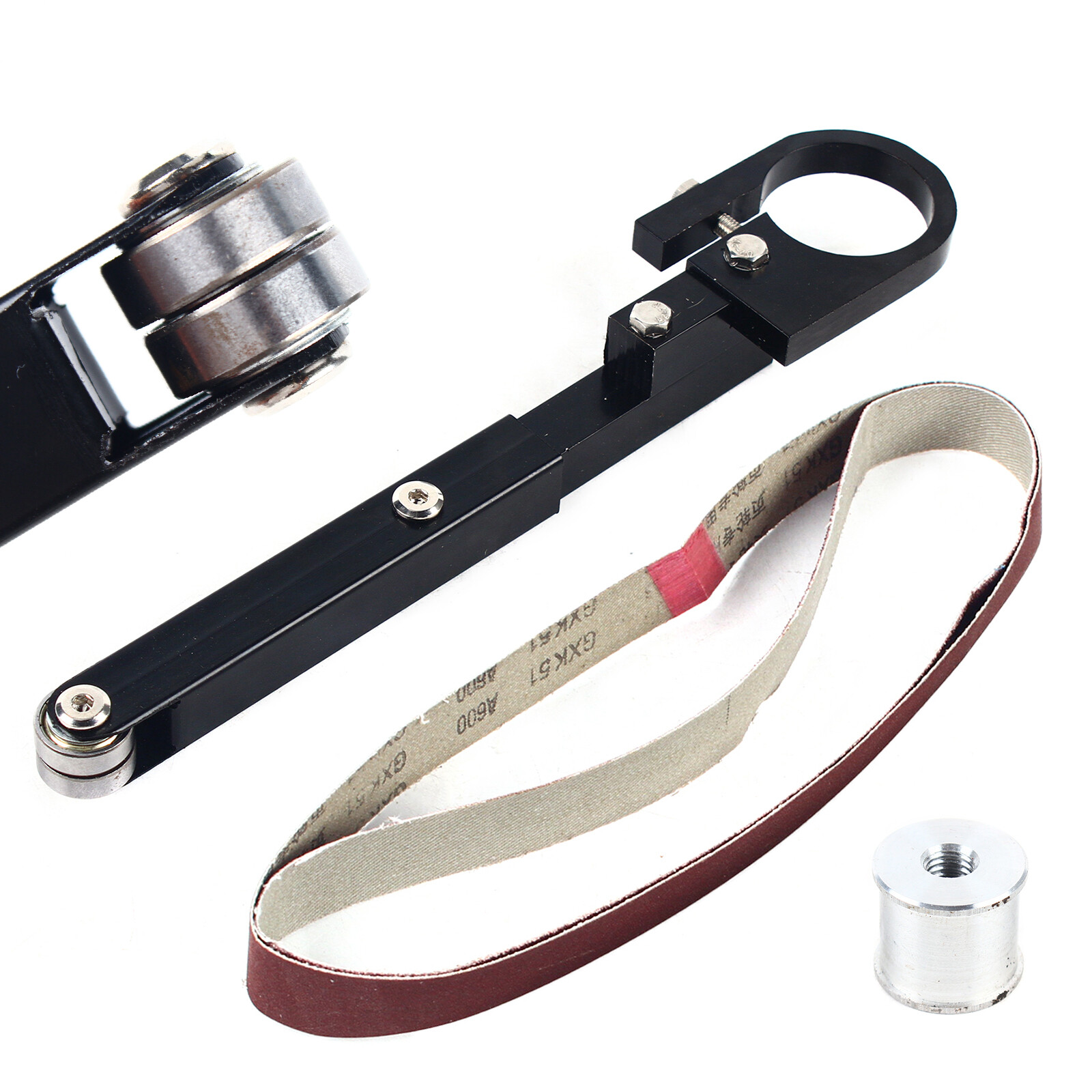 Belt Sander Attachment for 100 Electric Angle Grinder Sanding Belt Adapter