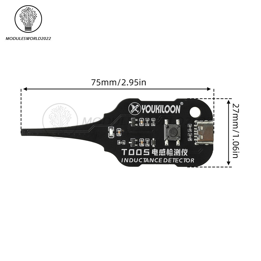 T005 Electromagnetic Induction Mainboard Tester Capacitance Inductance Detector