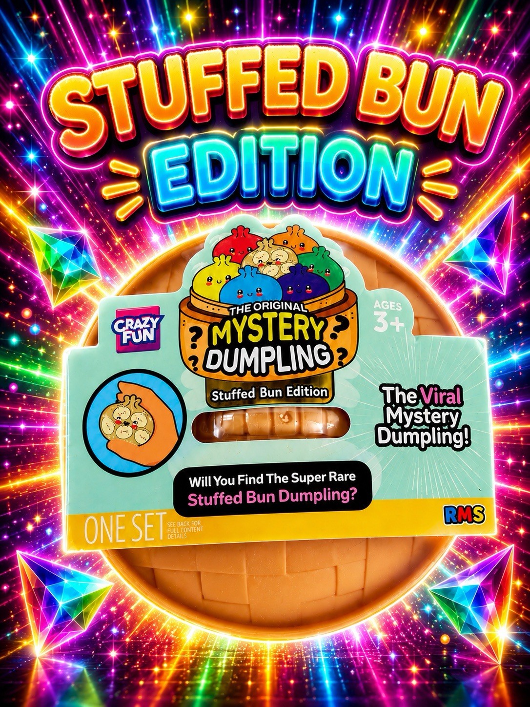 Squishy Bun ✨ STUFFED BUN✨ DUMPLING NEW HOT 🔥 VIRAL TIKTOK MYSTERY RARE