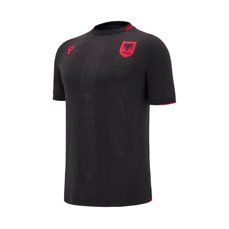 ALBANIA FOOTBALL SOCCER - MATCH SHIRT AWAY - MACRON - Season 2024/25