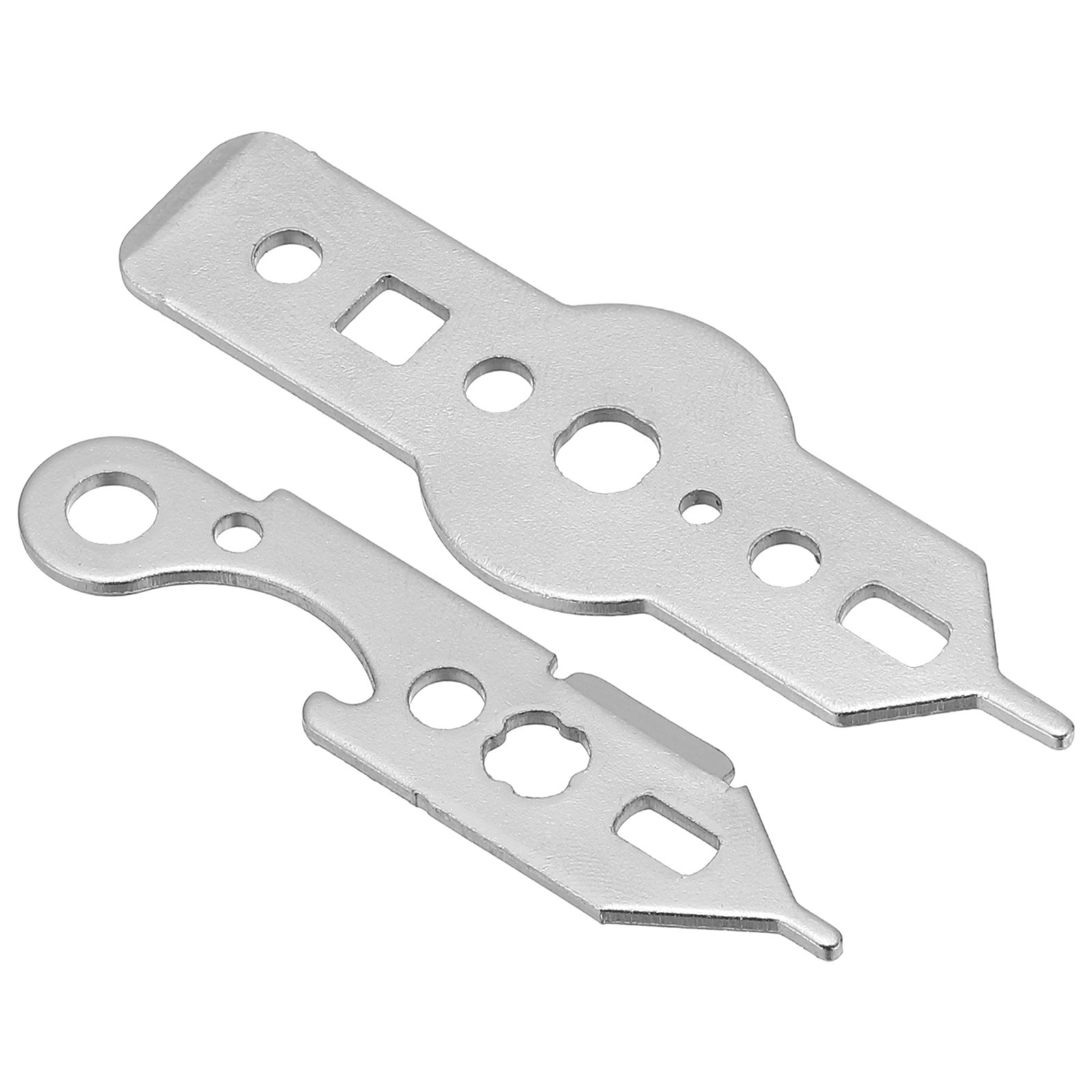 2Pcs Dart Wrench Tool Kit Multi-Purpose Dart Accessories Silver