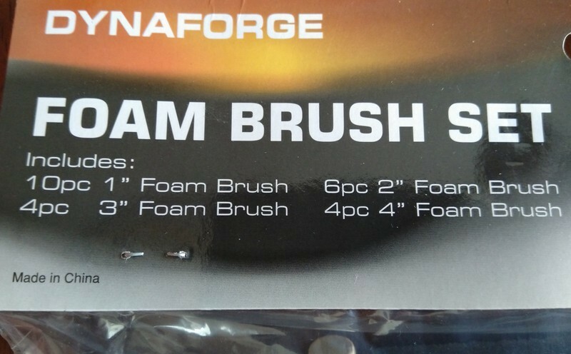 HG DYNAFORGE 24 Pack Foam Brush Set - NEW