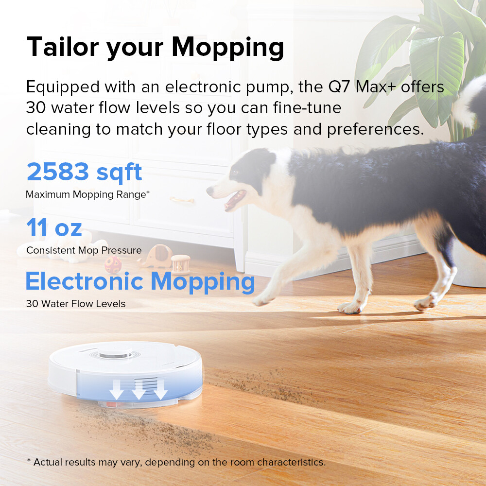 Roborock Q7 Max+ Self-Emptying Robot Vacuum Cleaner - Certified Refurbished