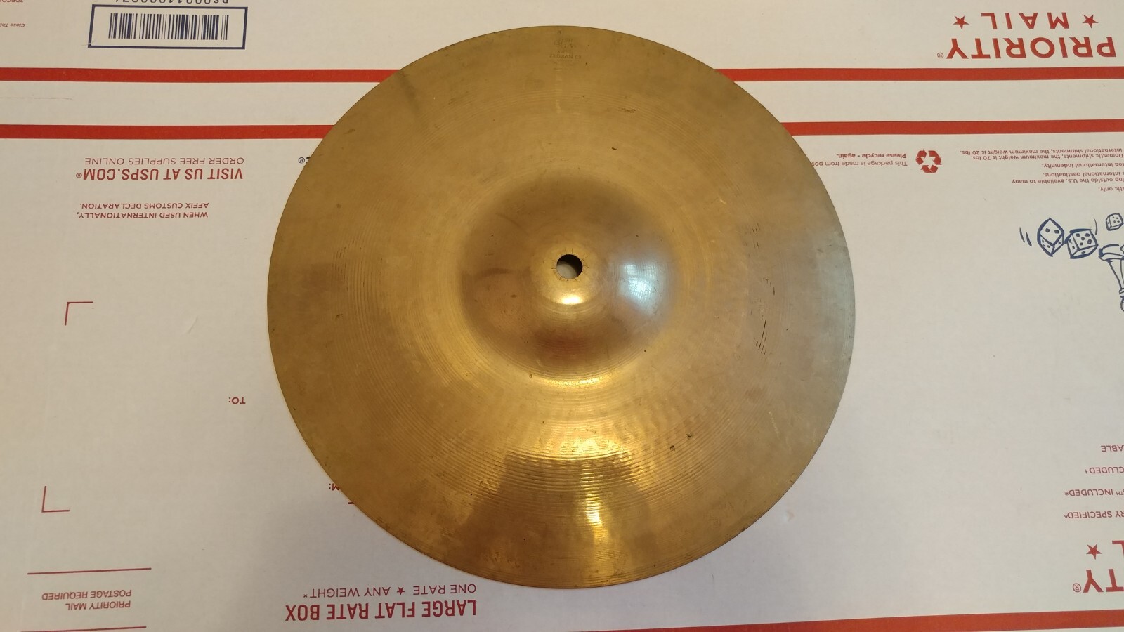 Vintage Avedis Zildjian 12" Cymbal 470g Percussion Brass Made in USA