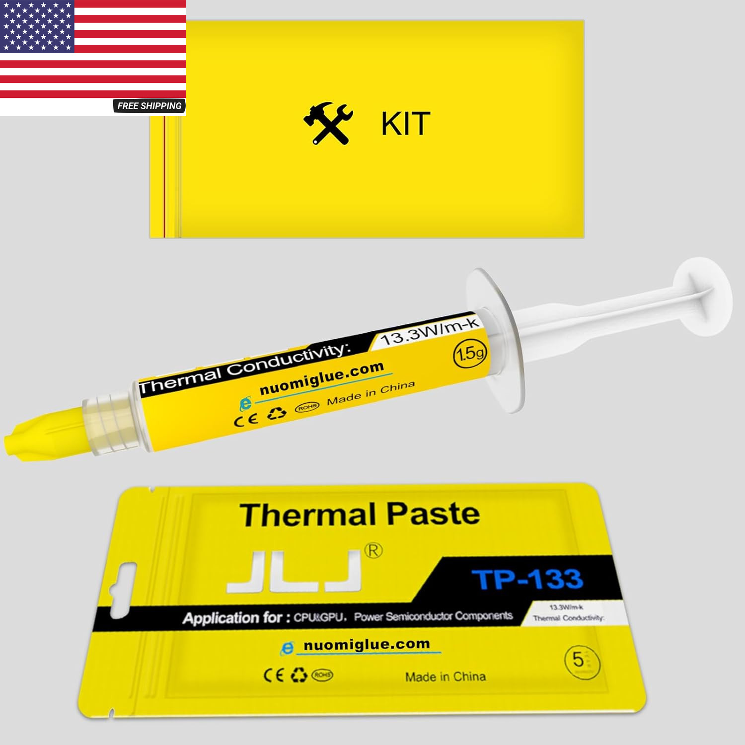 Thermal Paste, 6G CPU Paste Thermal Compound Paste Heatsink for Ic/Processor/Cpu