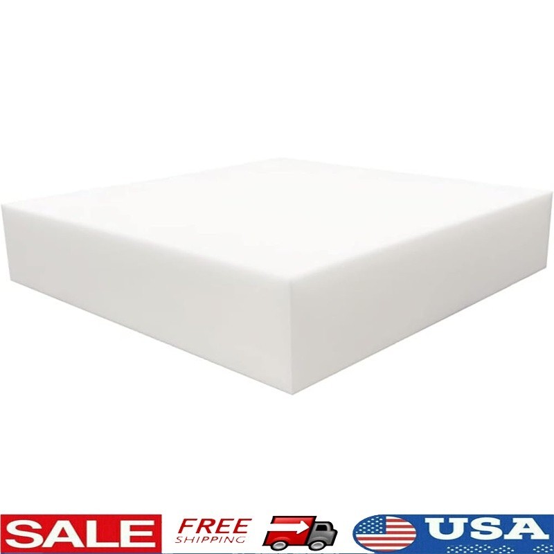 High Density Upholstery Foam Cushion Replacement Seat Couch Bench Pillow New