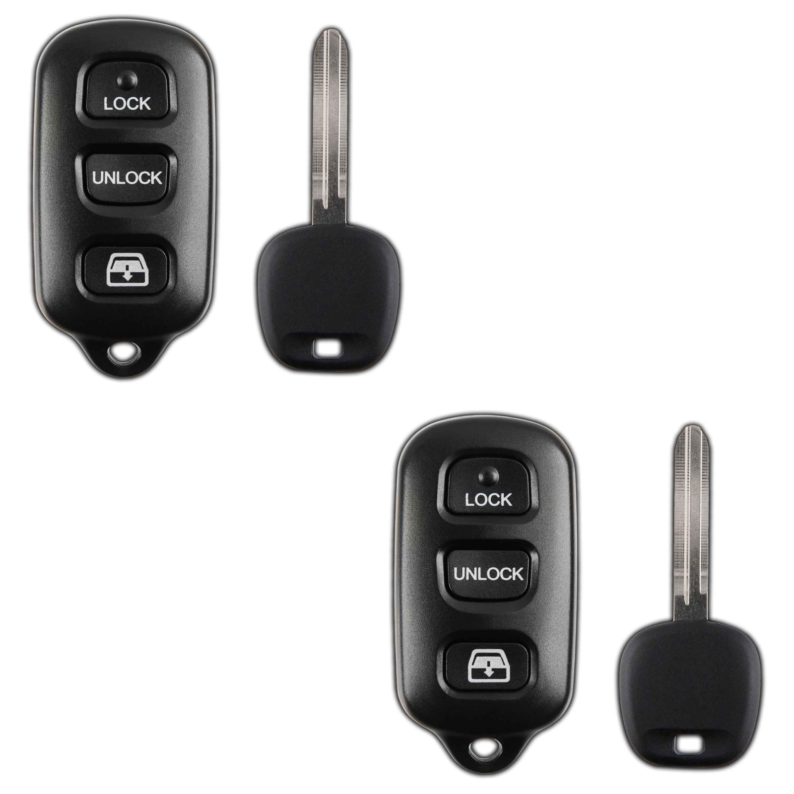 2 for 1999 2000 2001 2002 Toyota 4Runner Keyless Entry Remote Fob Car Key