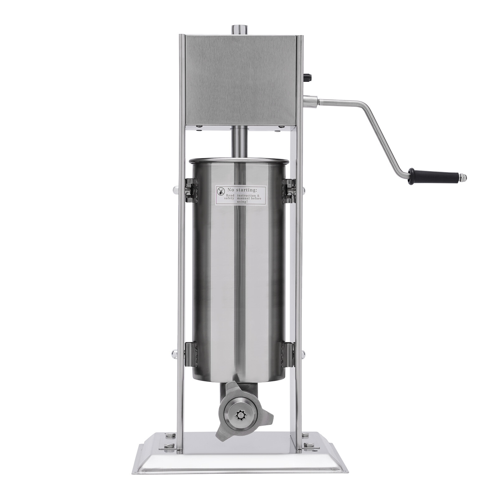 5L Commercial Manual Churro Maker Machine +4 Nozzles Fit Restaurant Home