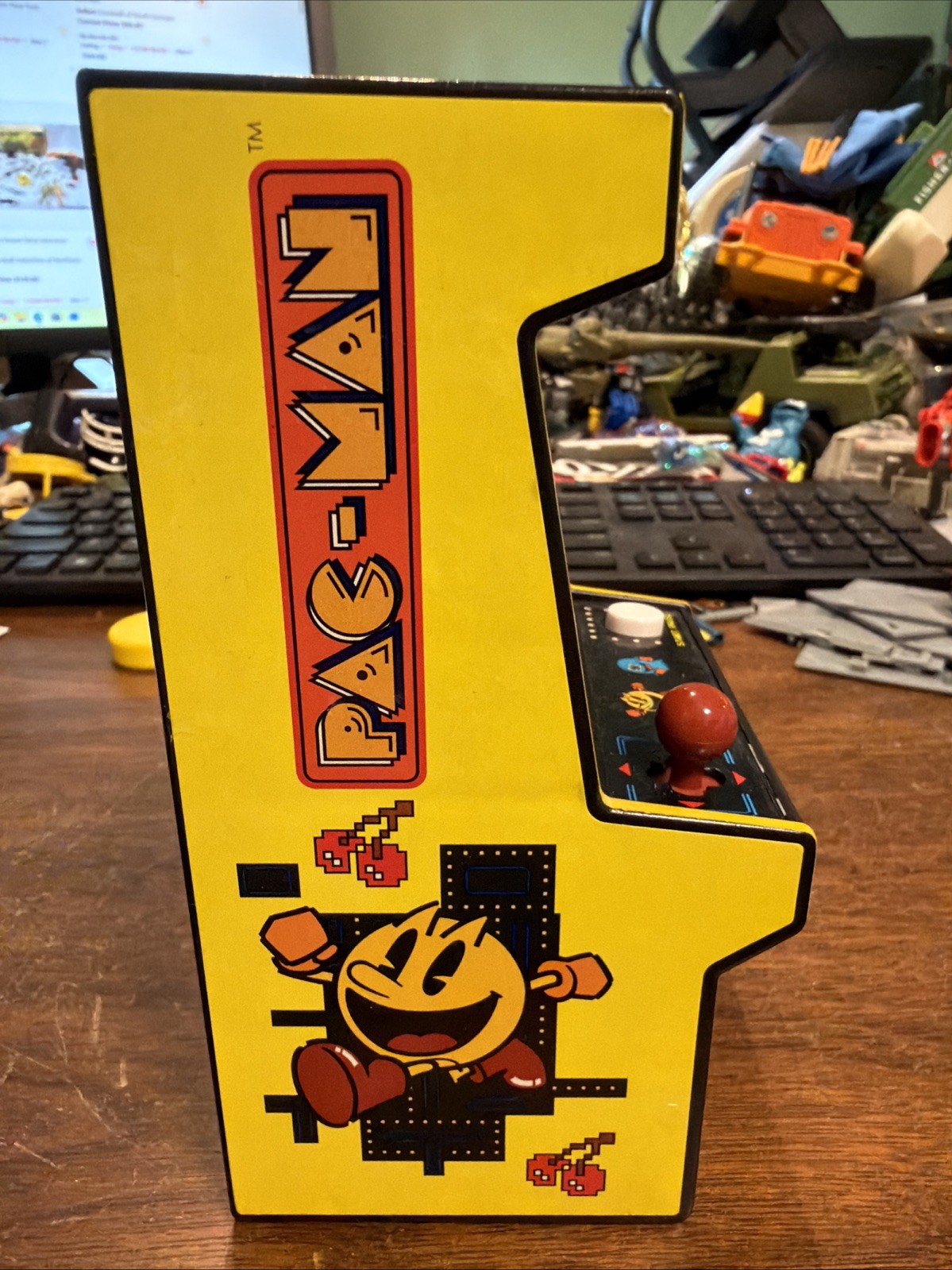 Pac-Man Handheld Mini Arcade Game Bandai Namco Tested Working