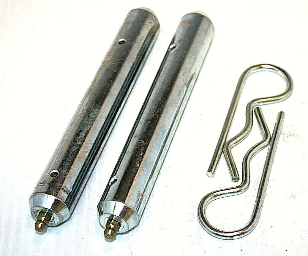Pivot pins(2), greaseable with cotters, Meyer Plow 08541, 08554C, Buyers 1302031