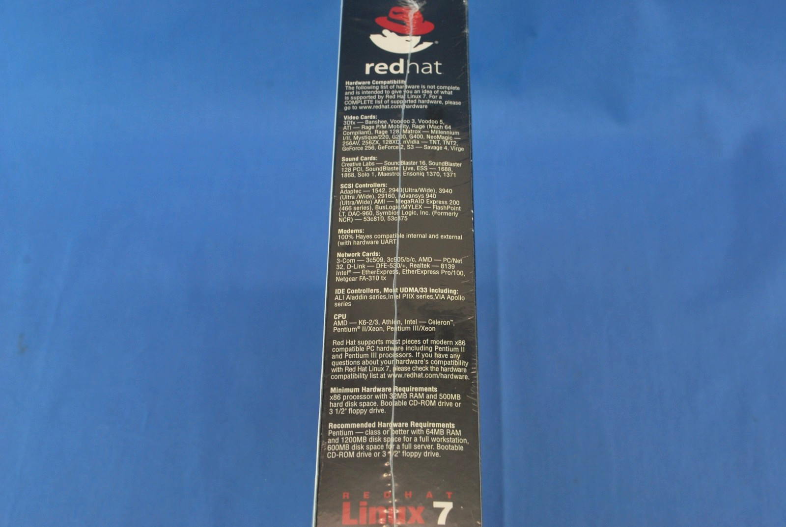 Red Hat Linux 7 Operating System SEALED free shipping!
