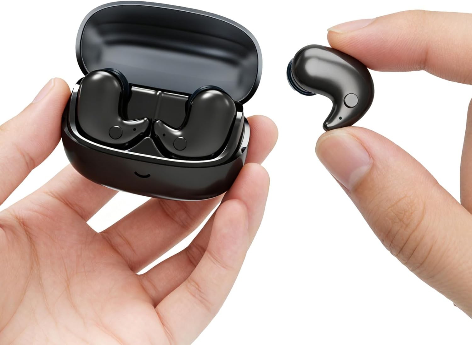 Sleep Ear Buds Mini Flat Invisible Earbuds Sleeping Headphones for Side Sleepers