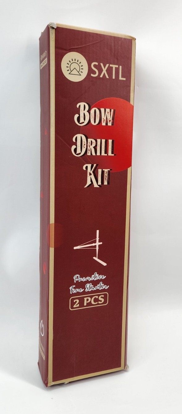 BuchCraft SXTL Bow Drill Kit 2 Pieces Primitive Fire Starter