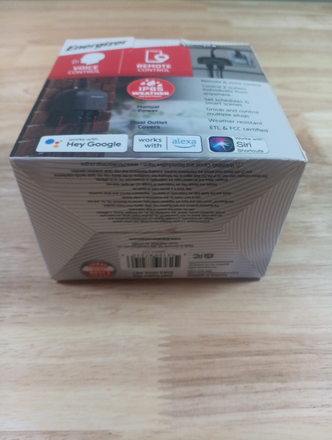 Energizer Smart WiFi Outdoor Plug 2 Individually Controlled Outlets New