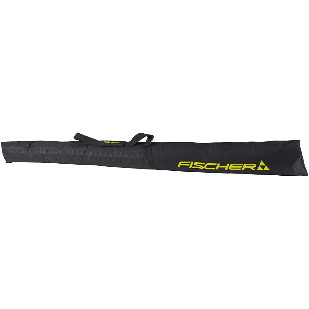 Fischer Skicase ECO XC Durable 210 cm Length Foldable One Size, Black/Yellow