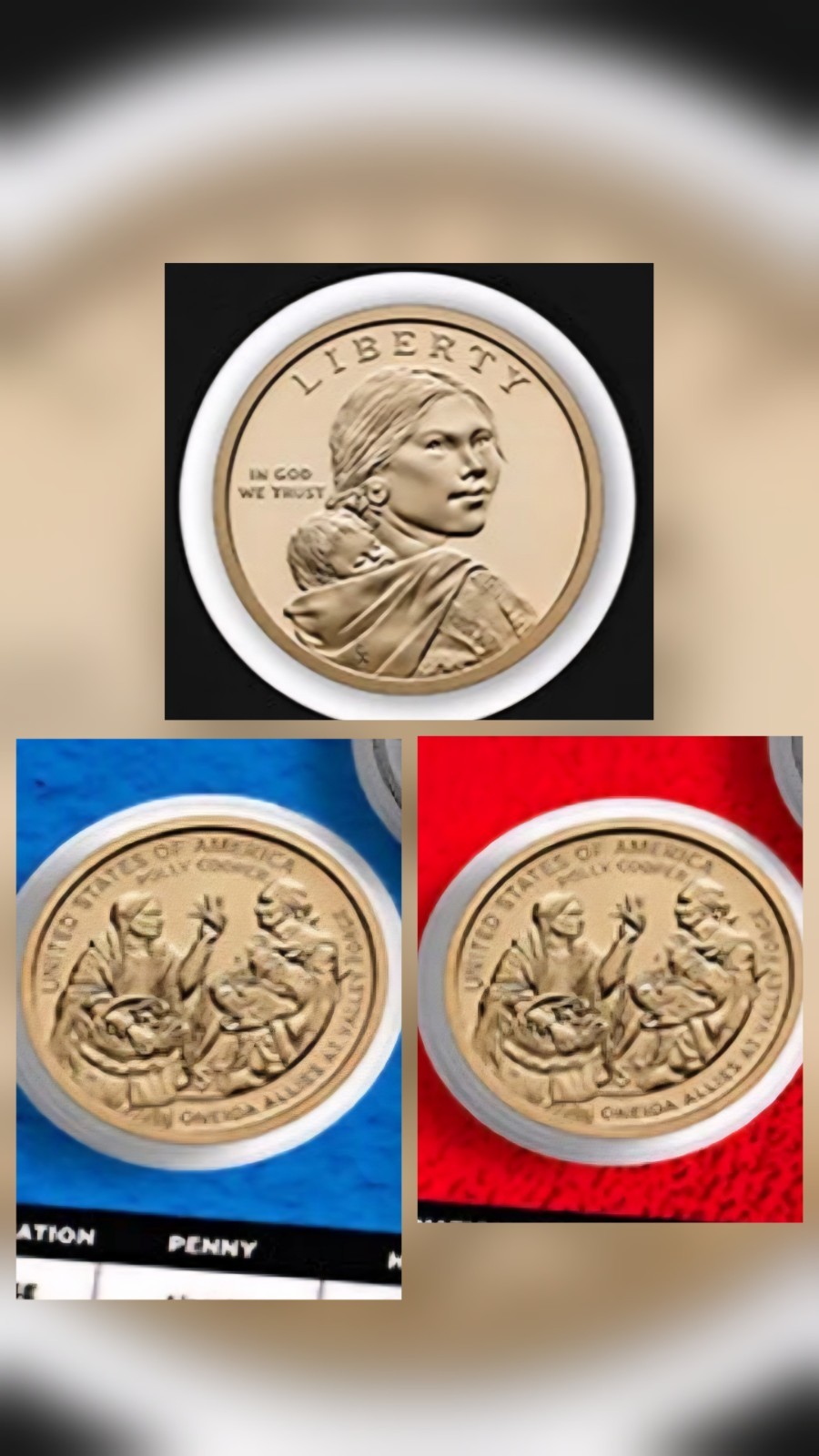 2026-S Gem Proof Semiquincentennial Sacagawea Dollar + P&D Mints - (3) Coin Set