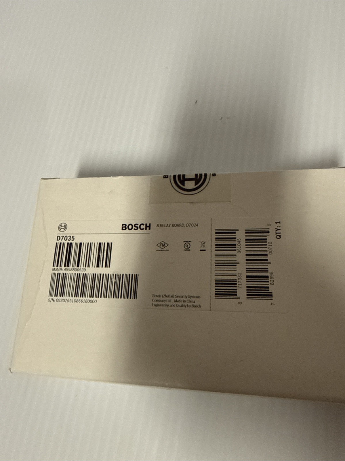 Bosch D7035 8 Relay Board Module New Sealed