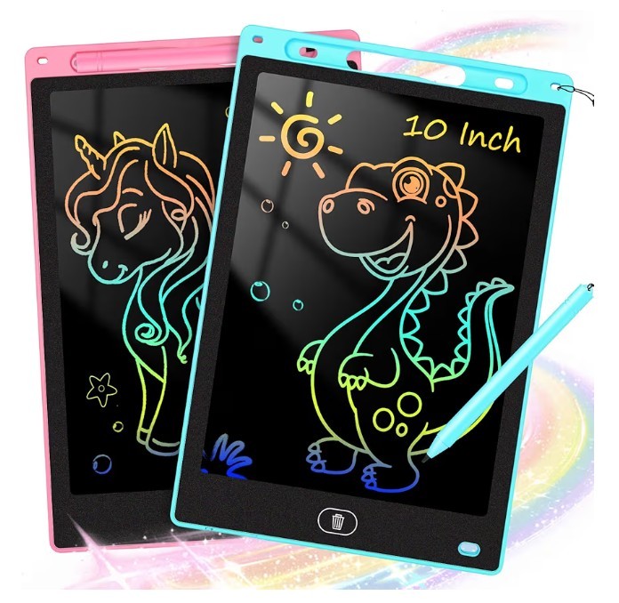 2 Pack 10" LCD Writing Tablet Study Play Draw & Erase Kids Gift