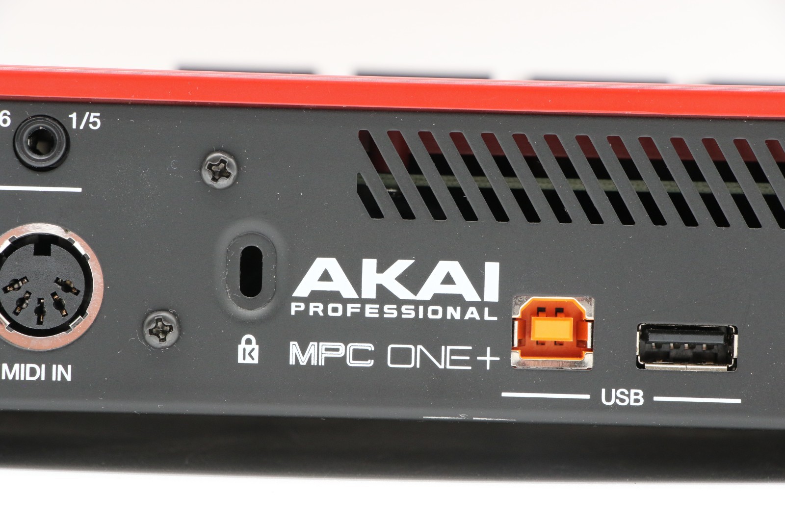 Akai Professional MPC One Plus + Drum Machine Sampler - Red