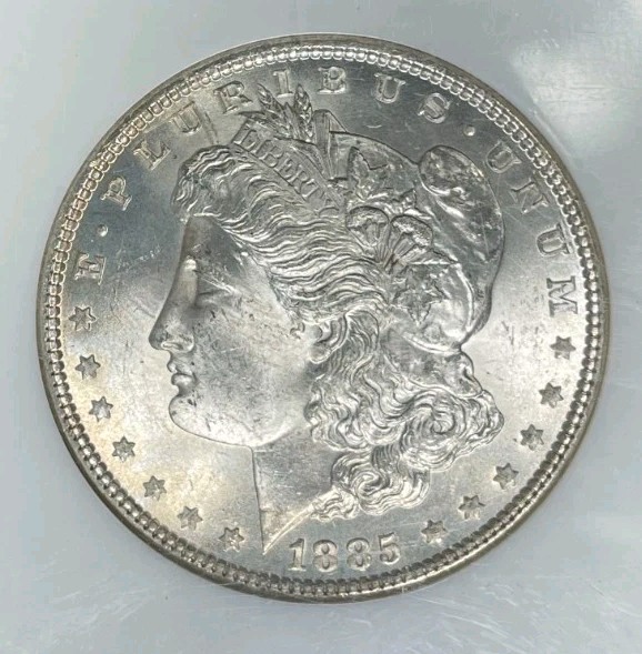 1885 MORGAN SILVER DOLLAR~NGC MS 64 ~BEAUTIFUL COIN~  REF#04-097