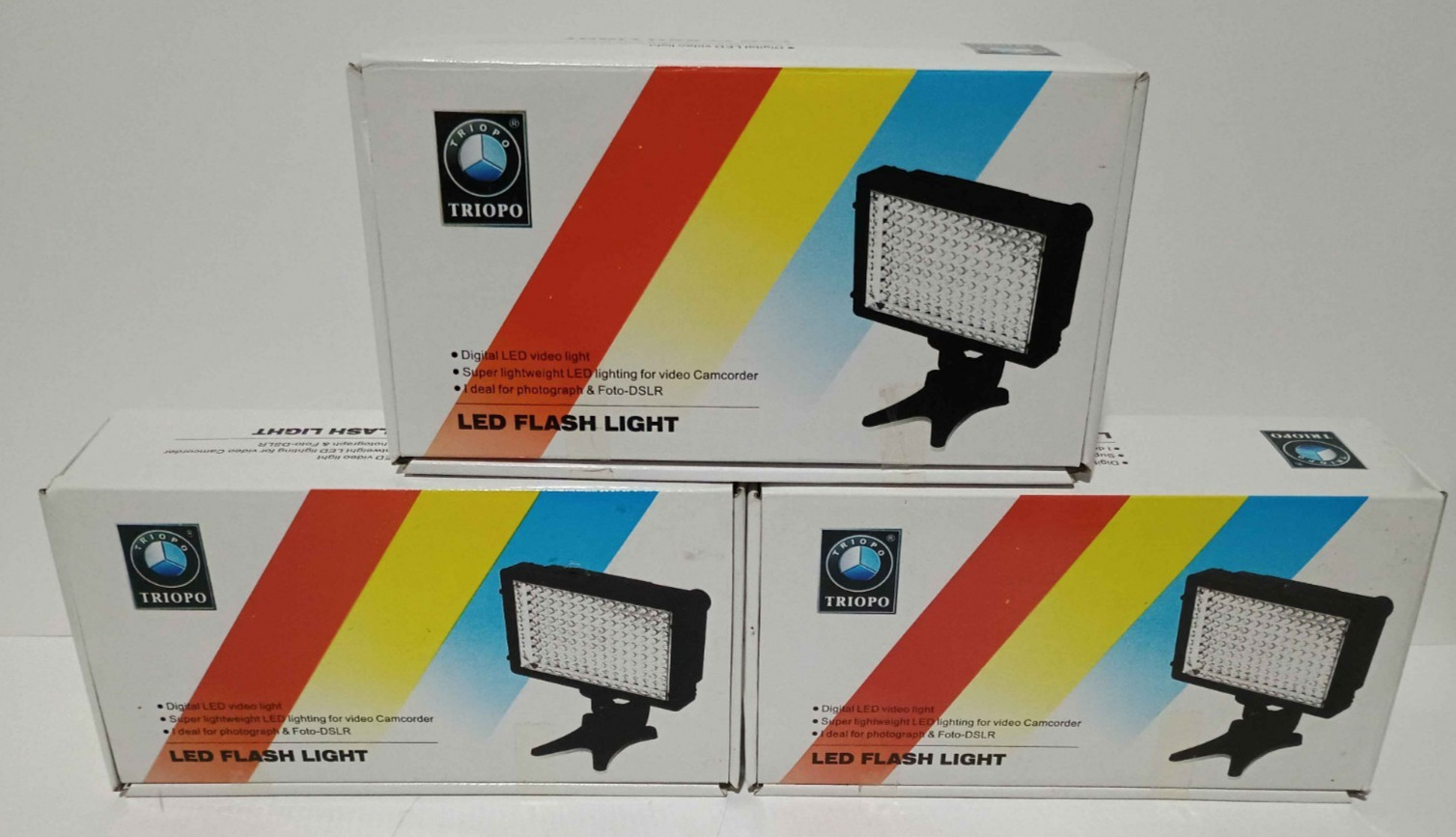 Triopo TTV-160 Thin LED Camera Video Light Lamp Panel For DSLR Camcorder 1020LM