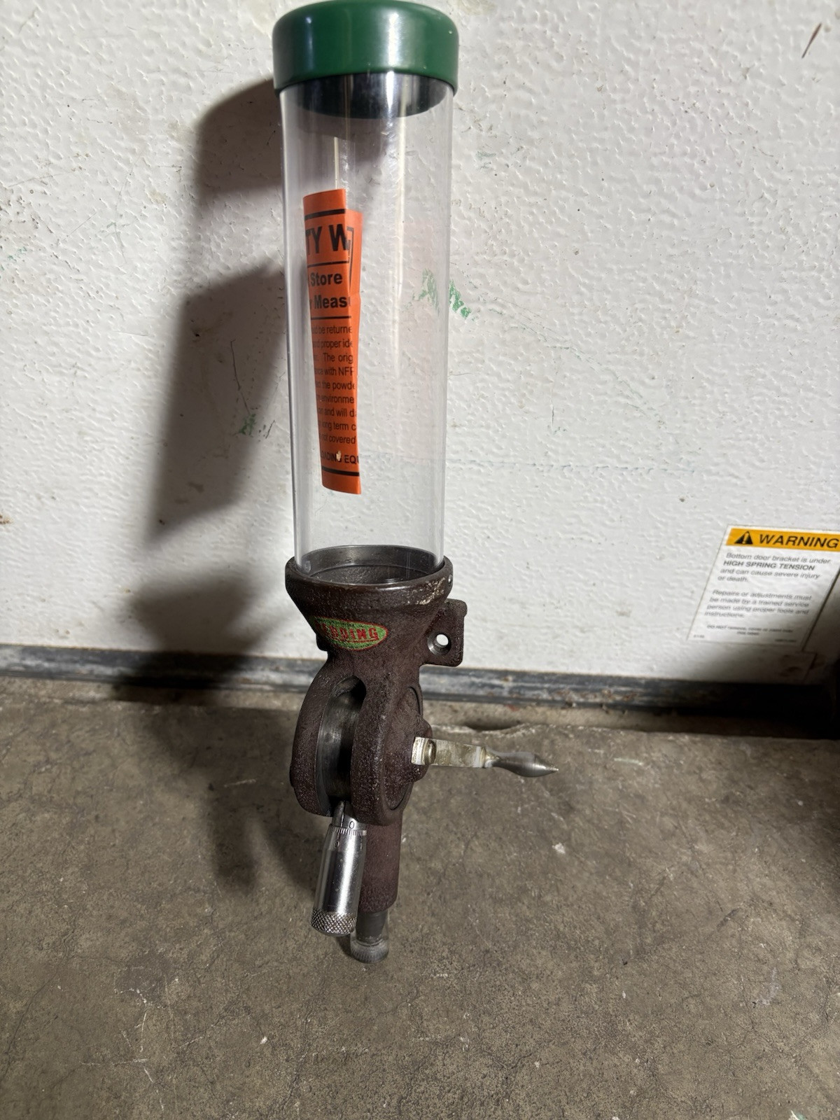 Redding Reloading 03400 Powder Measure Large Cylinder W/ Micrometer