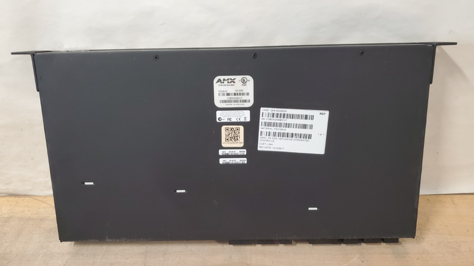 AMX NetLinx NX-3200 Managed Integrated Audio/Video Controller