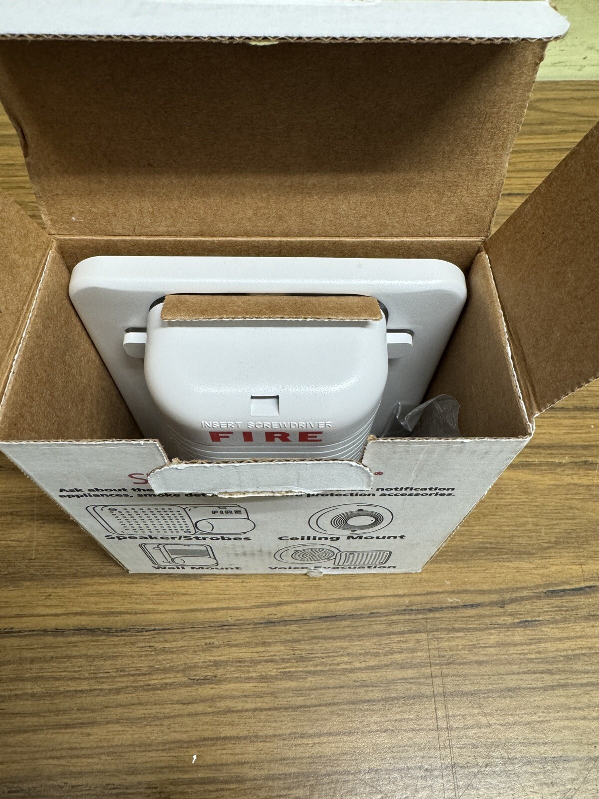 *New* System Sensor S1224MCW Multi Candela Wall Fire Alarm Strobe White
