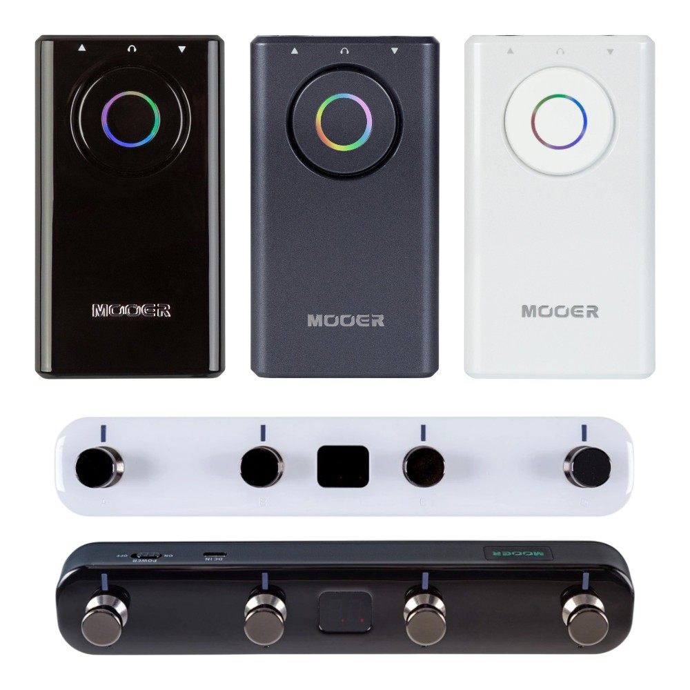 Micro Rig Practice Kit Mooer Prime P1 Multi-Effects + F4 Wireless Footswitch