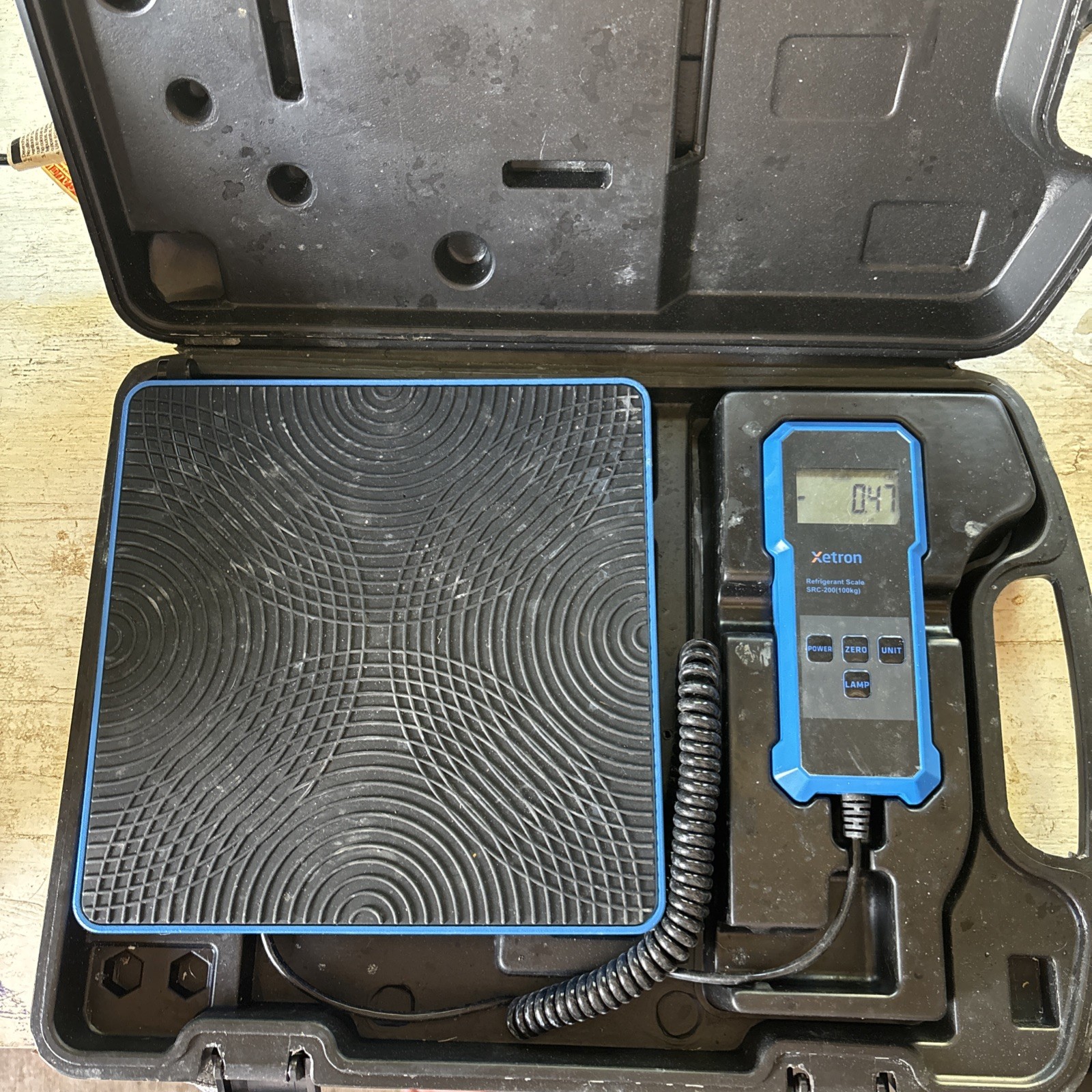 Xetron Professional Electronic Digital HVAC Refrigerant Scale 220Lbs/100KG
