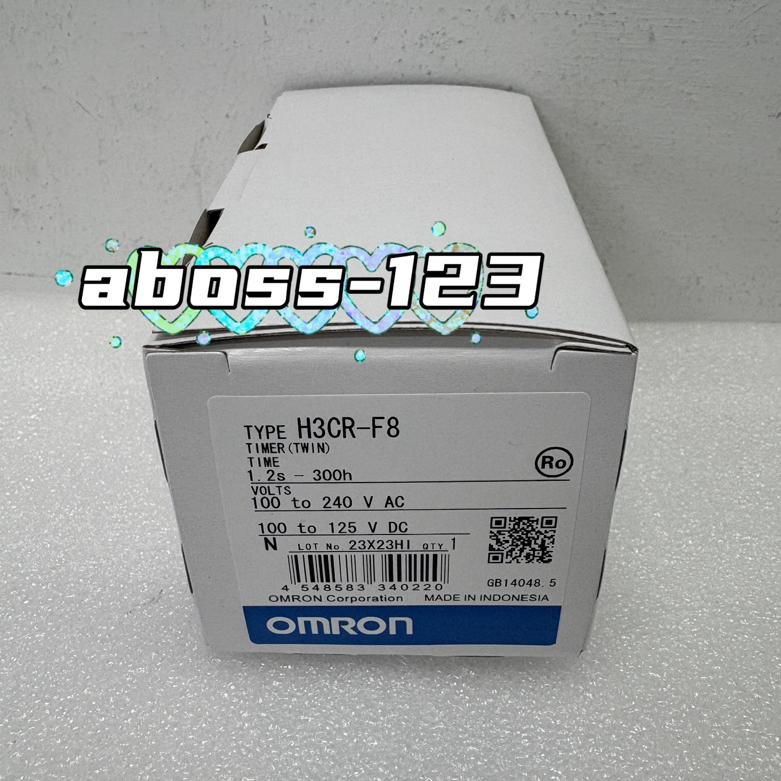 Omron H3CR-F8 AC220V temperature controller#1pcs New In Box